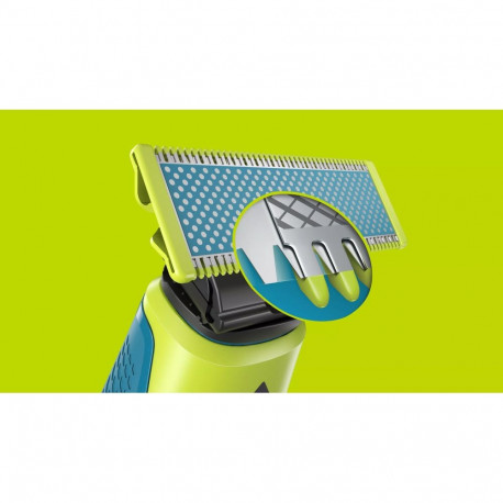 Grooming Blade - Philips QP235/50 OneBlade Replacement Blades, 3 pcs, Blue