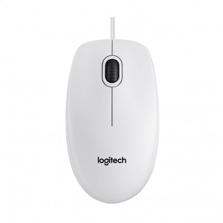 Arvutihiir juhtmega LOGITECH B100 valge
