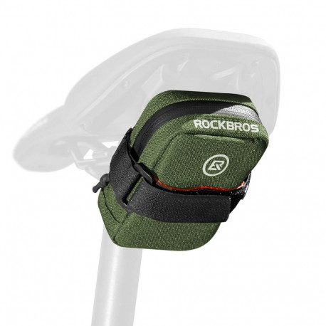 Rockbros F006 bicycle saddle bag 0.35 l - green