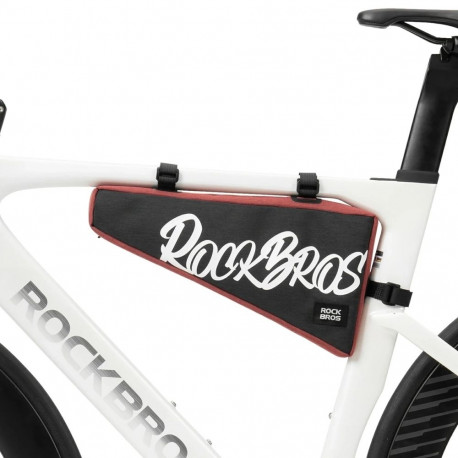 Rockbros G008 Flash Journey Triangle Frame Bike Bag XL 1.9 l - Black and Red