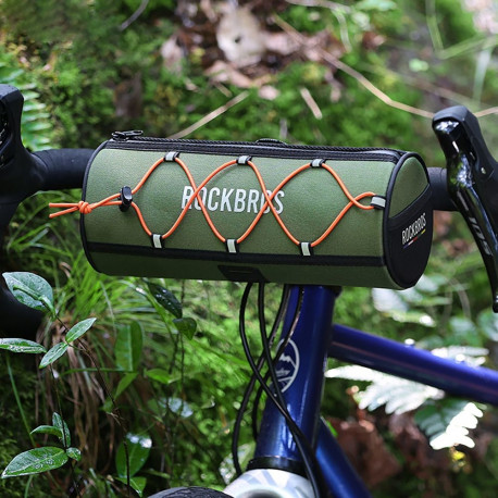Rockbros TL002 ROAD TO SKY 1.5L Handlebar Bike Bag Waterproof - Green