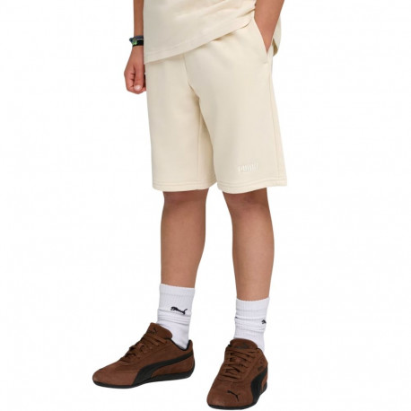 Spodenki dla dzieci Puma ESS Small No.1 Logo beżowe 692974 87 164cm