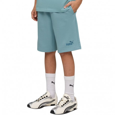 Spodenki dla dzieci Puma ESS Small No.1 Logo niebieskie 692974 47 152cm