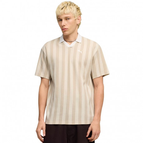 Puma meeste polo 692069 87 class pinnacle lõdvestunud lõikega, beež