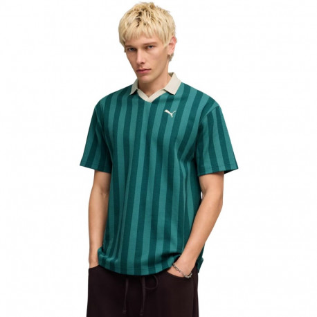 Puma meeste polosärk 692069 41 XL class relaxed pinnacle, roheline