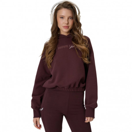Bluza damska 4F F2175 ciemnorązowa 4FWSS26TSWSF2175 80S XL