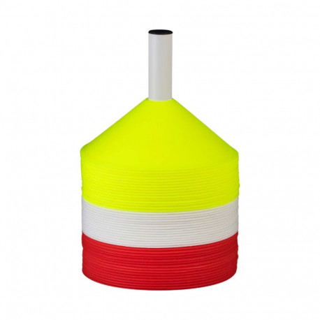 Select treeningkoonused 800022 48tk., kollased, punased, valged