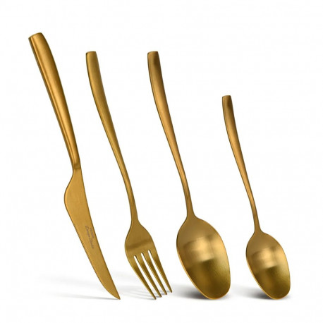 FISSMAN Galda piederumu komplekts  24 gab.  zelta 3214 (4895204132147)