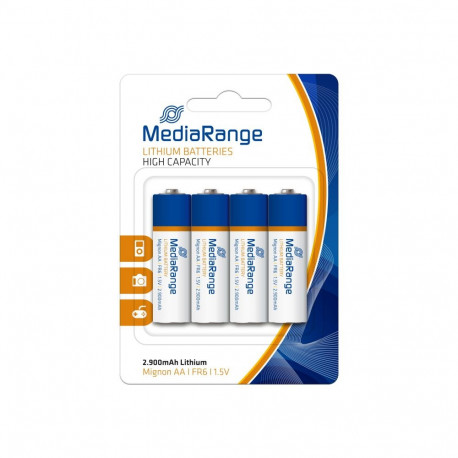BATTERY LITHIUM MIGNON AA 1.5V/4PCS MRBAT154 MEDIARANGE MRBAT154 (4260459610571)