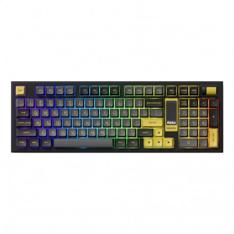 KEYBOARD WRL 5098B PLUS/BLACK/GOLD 6925758630917 AKKO 6925758630917 (6925758630917)