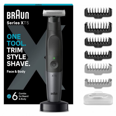 BRAUN wet&dry sejas un kermena skuveklis XT5300 (7500435206365)