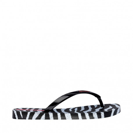 Klapki damskie Ipanema Animal Print czarno-szare 83846-BP655 39