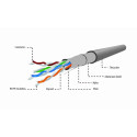 Cable LAN Cat5e FTP solid AWG24 305m