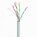 UTP solid gray cable, cat. 5E, AWG 24 CCA, 1000 ft