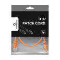 Patch cord cat.5e 0.25M orange