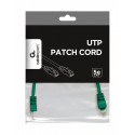 Patch cord cat.5e 0.25M green