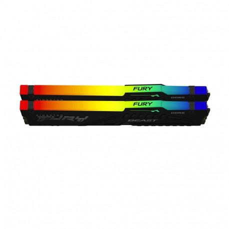 Kingston Technology mälumoodulid FURY Beast 64GB 5600MT/s DDR5 CL40 DIMM komplekt 2tk, RGB