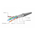 FTP cable-shielded cable C5e 305m Al/Cu