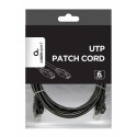 Patch cord Cat.6 UTP 2m black