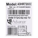 Sharp 43HR7265E TV 109,2 cm (43") 4K Ultra HD Smart TV Wi-Fi Black