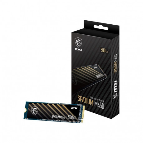 MSI ssd-ketas Spatium M450 M.2 NVMe PCIe 4.0 500GB V1 3D NAND