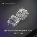 Dark Project Tamsus projektas ALU87B Bushido, G3MS Moonstone Switch, JAV keyboard Home/Office QWERTY