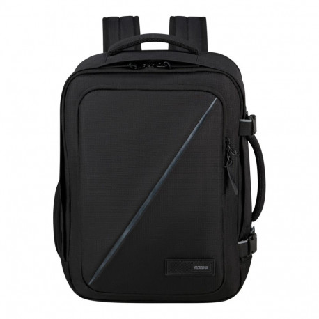 American Tourister seljakott Casual Ms taaskasutatud polüetüleentereftalaat (rPET), must