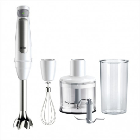 Braun sauvsegisti MultiQuick 7 MQ7035IWH 0.6L 1000W roostevaba teras, valge