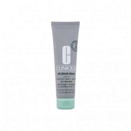 Clinique All About Clean 2-in-1 Charcoal Mask + Scrub (100ml)