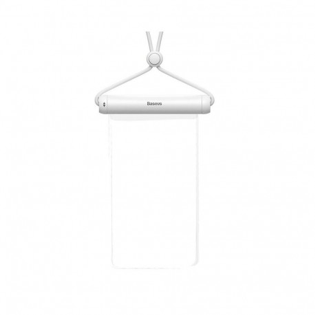 Baseus Cylinder Slide-cover Waterproof Smartphone Bag / white
