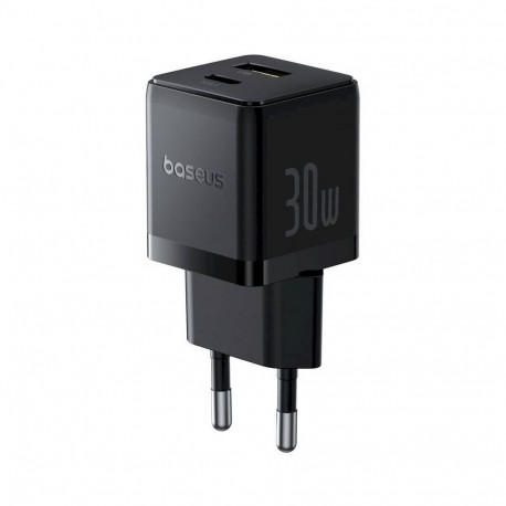 Baseus Palm Fast Charger USB-A + USB-C 30W / black