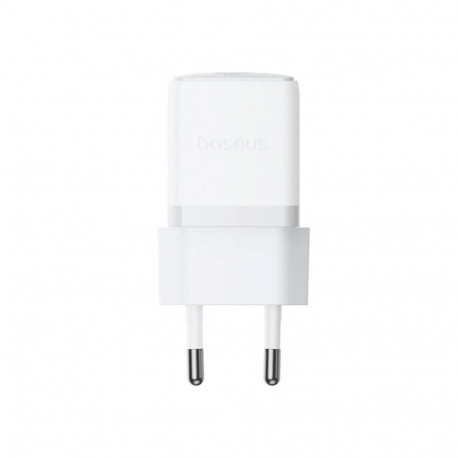 Baseus Palm Fast Charger USB-C 20W + Data Cable USB-C/USB-C 1m / White
