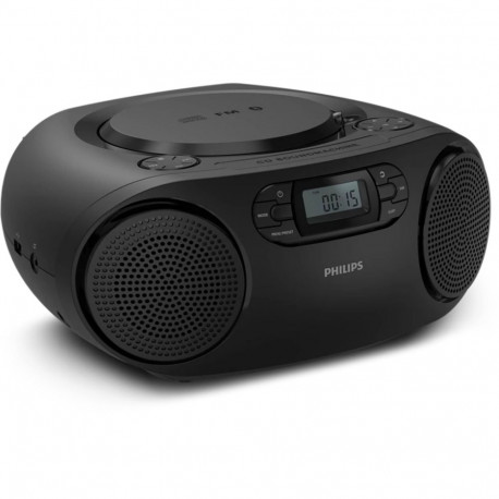 Philips TAZ2000B/10 kannettava CD-soitin FM-radiolla, musta