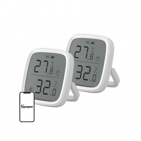 SONOFF ZigBee SNZB-02D Temperature and Humidity Sensor, 4-Pack