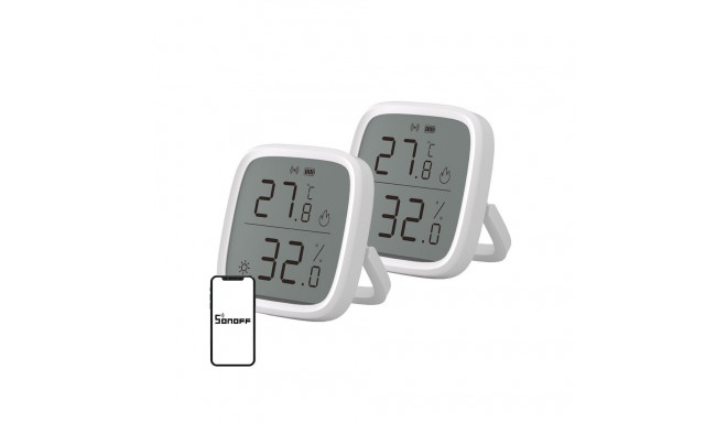 SONOFF ZigBee SNZB-02D Temperature and Humidity Sensor, 2-Pack
