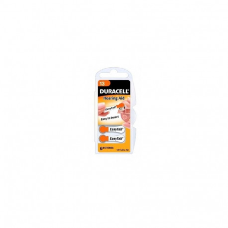 Duracell tsink-õhupatareid A13/DA13/ZL13 6pc(s)