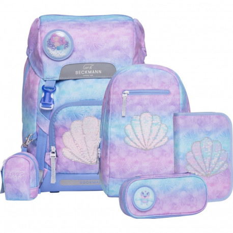 Seljakott/ ranits Beckmann Classic komplekt 6 osaline Seashell kasvule 116-140cm, maht 22l, koti kaa