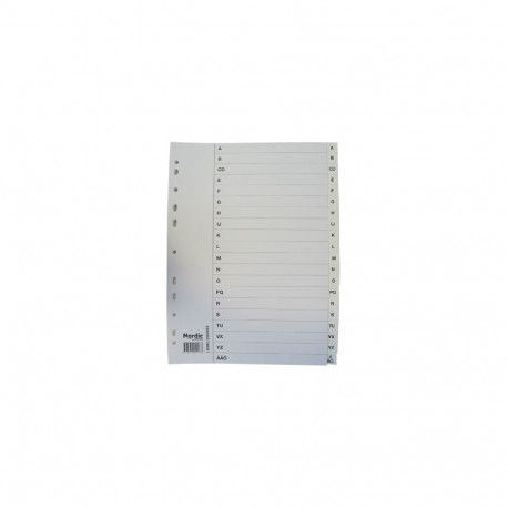 Registrilehed A4 A-Ö plast College