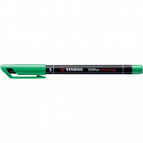 Kilemarker permanent Stabilo OHPen, roheline, S 0,4mm