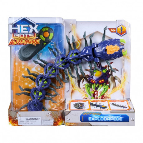 HEX BOTS interactive toy Explodapede
