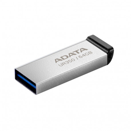 mälupulk UR350 64GB USB-A 3.2 Gen 1 (5Gbit/s), nikkel/must