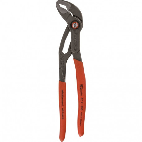 Cobra toru- ja veepumbatangid 87 21 250 250mm sobib torudele kuni 2", punane