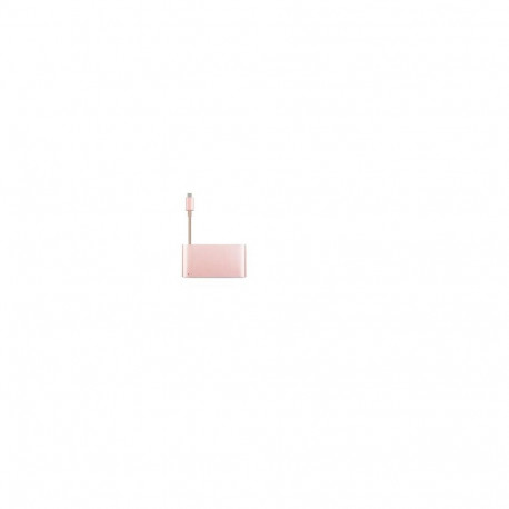 Moshi 99MO084207 laptop dock/port replicator USB 3.2 Gen 1 (3.1 Gen 1) Type-C Pink gold