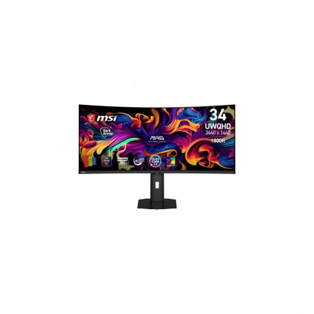 MSI MAG 341CQP QD-OLED X28 computer monitor 86.4 cm (34") 3440 x 1440 pixels UltraWide Quad HD 