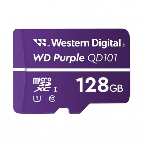 "CARD WD Purple 128GB Surveillance microSD XC Class - 10 UHS 1"