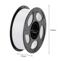 PLA basic 1,75mm 1kg, valge