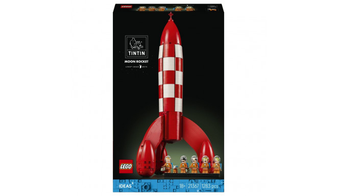 "21367 Ideas Die Mondrakete von Tintin"