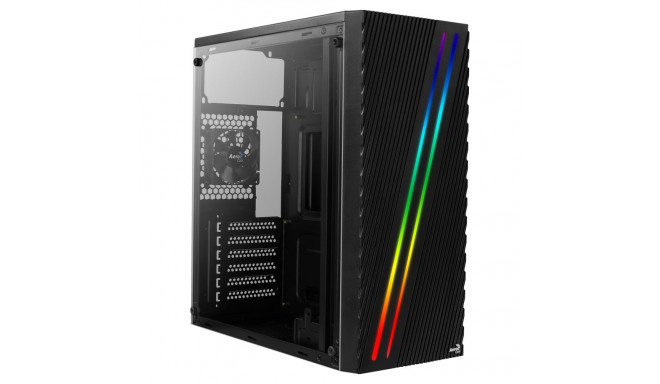 AeroCool korpus Streak midi MicroATX/ATX/MiniITX ilma toiteplokita
