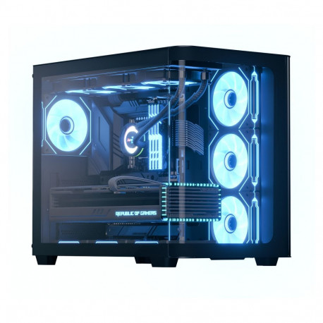 "Midi Aerocool P500C-G-BK-v1 (schwarz, Tempered Glass x 3)"