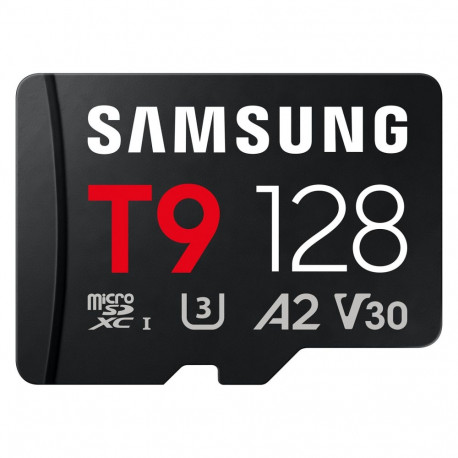 "CARD SAMSUNG T9 microSD Speicherkarte 128GB bis zu 200 MB/s Lesen und 130 MB/s Schreiben MB-MH128T/